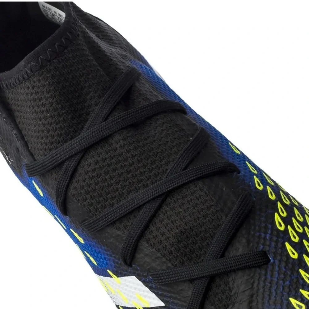 Adidas Predator Freak .3 IN Superlative -Core Black White Blue Sneakers Size 12